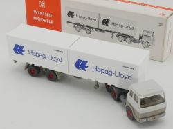 Wiking 837/1HC Hanomag-Henschel Hapag-Lloyd LKW 1975-81 Box OVP 
