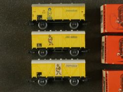 Märklin 4509 Konvolut 3x Bananenwagen Güterwagen Jamaica OVP 