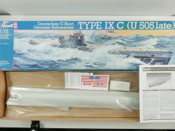 Revell 05114 Deutsches U-Boot Typ IX C U 505 1/72 Kit wie NEU! OVP 