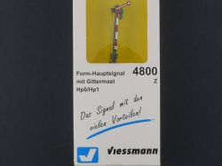 Viessmann 4800 Form-Hauptsignal Gittermast Hp0 Hp1 SW Z NEU! OVP 