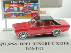 Brekina 20512 Opel Rekord C 40 Jahre 1966-71 1:87 H0 wie NEU OVP 
