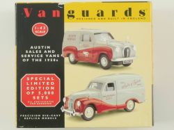 Lledo AU1002 Vanguards Austin Sales and Service Vans 1:43 NEU! OVP 