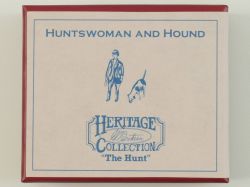 W. Britains 49502 The Hunt Hundswoman and Hound Figuren NEU! OVP 