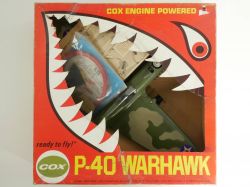 Cox 5500 P-40 Warhawk Fesselflug Thimble Drome Original Box OVP 