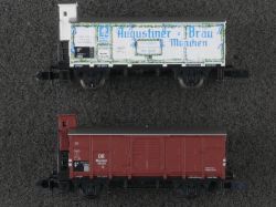 Arnold 2x Güterwagen 4264 4275 u.a. Augustiner Bräu München! 