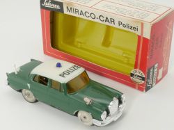Schuco 1001/1P Miraco-Car Mercedes 220 S Heckflosse Polizei OVP 