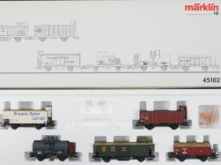 Märklin 45102 5x Güterwagen aus Set Geislinger Steige TOP! OVP 