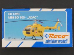 Roco 1390 MBB BO 105 ADAC Helikopter 1:87 Model Kit NEU! OVP 