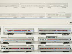 Märklin 43600 Streamliner-Wagenset Amtrak Licht AC wie NEU! OVP 