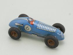 Gama 107 Blech-Rennwagen Friktion Western Germany Blau 