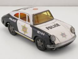Yone Japan Porsche 911 901 USA Police Friktion Blechauto 60er 