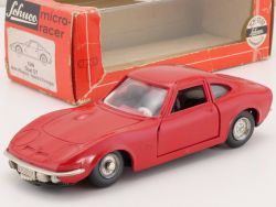 Schuco 1048 Micro Racer Opel GT rot Automatic Racer 60er MIB!  OVP 