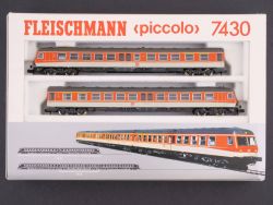 Fleischmann 7430 piccolo Diesel-Triebwagen-Set BR 614 Spur N OVP 