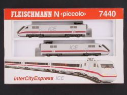 Fleischmann 7440 piccolo ICE 1 Triebköpfe 401 Spur N TOP! OVP 