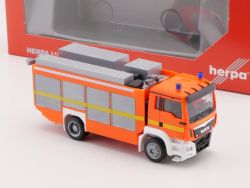 Herpa 091077-002 MAN TGS M RW2 Feuerwehr Rüstwagen 1:87 NEU! OVP 