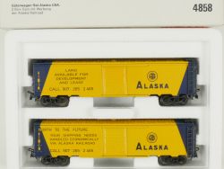 Märklin 4858 Güterwagen-Set Alaska USA US Blech zu 3663 NEU! OVP 