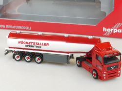 Herpa 150385 MAN TGA LX Höcketstaller Spedition Tank-SZ NEU! OVP 