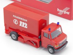 Herpa 045773 MB T2 Vario Niederflurhubwagen Feuerwehr NEU! OVP ST 