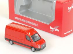 Herpa 047272 VW Crafter Kasten Hochdach rot 1:87 NEU! OVP ST 