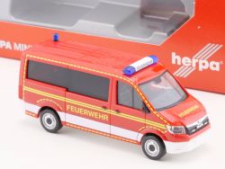 Herpa 096225 MAN TGE Bus Feuerwehr MTW Modellauto 1:87 NEU! OVP SG 