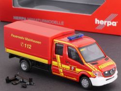 Herpa 091817 MB Sprinter Feuerwehr Mainhausen 1:87 NEU! OVP SG 