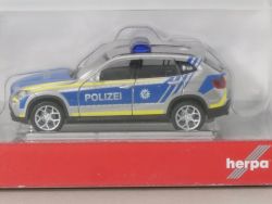 Herpa 093033 BMW X1 Polizei Bayern Modellauto 1:87 H0 NEU! OVP 