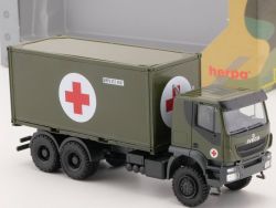 Herpa 746519 Military Iveco Trakker Container-LKW 1:87 NEU! OVP ST 