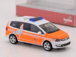 Herpa 091749 VW Sharan ELW Feuerwehr Wolfsburg 1:87 NEU! OVP SG 