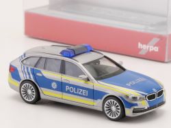 Herpa 094603 BMW 5er Touring Polizei Bayern 1:87 H0 NEU! OVP SG 