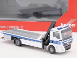 Herpa 095181 MAN TGM Abschleppwagen Polizei Berlin NEU! OVP 