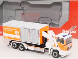 Herpa 095761 MAN TGS M Feuerwehr Leipzig AB Belüftung NEU! OVP 