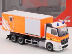 Herpa 094450 MB Antos Wechsellader Feuerwehr Norderstedt NEU! OVP 