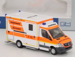 Rietze 61722 MB Sprinter WAS RTW Notarzt Feuerwehr München NEU! OVP SG 