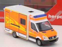 Herpa 094214 MB Sprinter 06 RTW Feuerwehr Ingolstadt NEU! OVP SG 