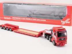 Herpa SoMo MAN Pendel-X Nooteboom Euro Low-Loader LKW 1:87 OVP 