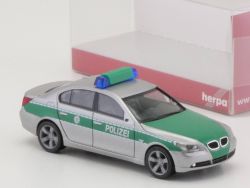 Herpa 046107 BMW 5er Limo E60 Polizei Modellauto 1:87 NEU! OVP 