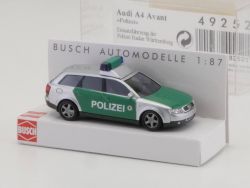 Busch 49252 Audi A4 Avant B6 Polizei Modellauto 1:87 NEU! OVP SG 