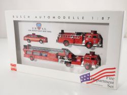 Busch 49931 Fire Department Set F.D.N.Y. New York ltd.Ed. NEU! OVP 