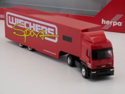 Herpa 038119 Iveco Eurotech Renntransporter Wiechers NEU! OVP 