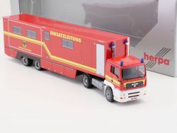 Herpa SoMo MAN TGA XL Feuerwehr Dormund Einsatzleitung NEU! OVP SG 