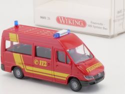 Wiking 060126 Feuerwehr Mercedes MB Sprinter Bus 1:87 NEU! OVP ST 