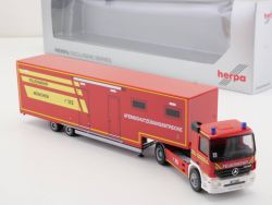 Herpa MB Actros Feuerwehr München Atemschutzübungsstrecke NEU! OVP SG 