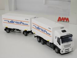 AWM 7715.01 AMW Iveco Stralis Koffer-HZ Ullrich LKW 1:87 OVP 