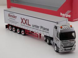 Herpa 151955 MB Actros LH Spedition Bender LKW 1:87 H0 NEU! OVP 