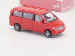 Herpa 023214 Mercedes-Benz Viano Modellauto rot 1:87 NEU! OVP ST 