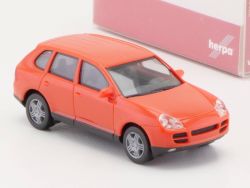 Herpa 023146 Porsche Cayenne Modellauto rot 1:87 NEU! OVP 