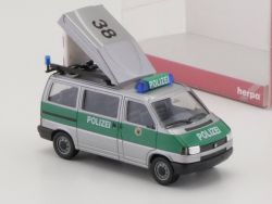 Herpa 046138 VW T4 Bus Verkehrssicherung Polizei Hamburg OVP SG 