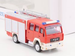 Rietze 60705 MAN TLF 16/25 Feuerwehr Schlingmann wie NEU! OVP 