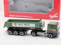 Herpa 155496 MAN TGS L SZ Kipper Max Wild 1:87 NEU! OVP 