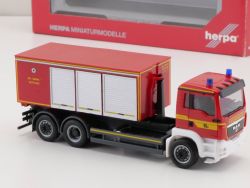 Herpa 048378 MAN TGS M LKW Feuerwehr AB-MANV 1:87 NEU! OVP SG 